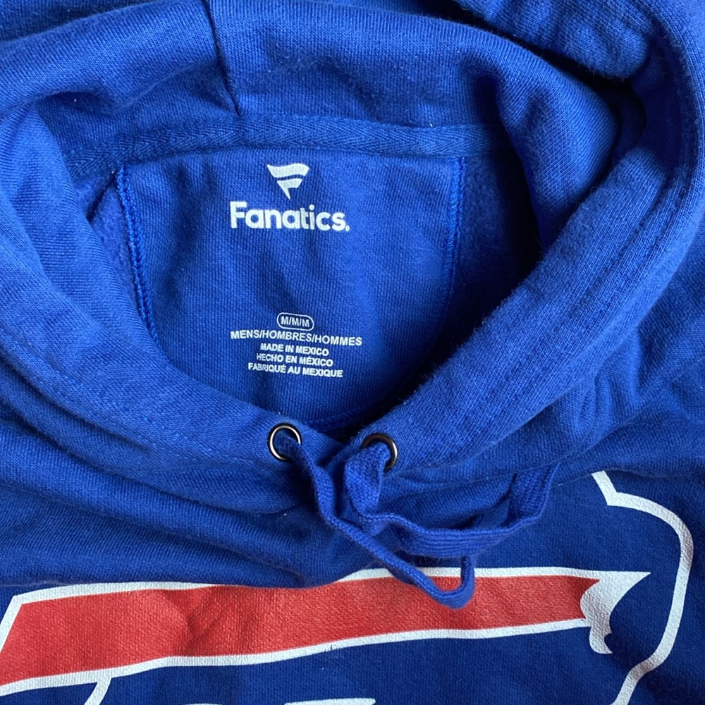 Blue Fanatic Women’s Medium Bills Sweatshirt View 2